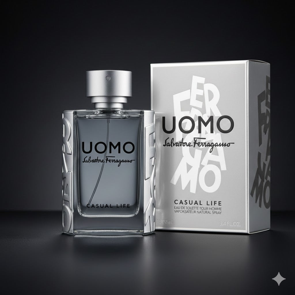 Salvatore Ferragamo Uomo Casual Life Eau de Toilette 100ml Tester for Men
