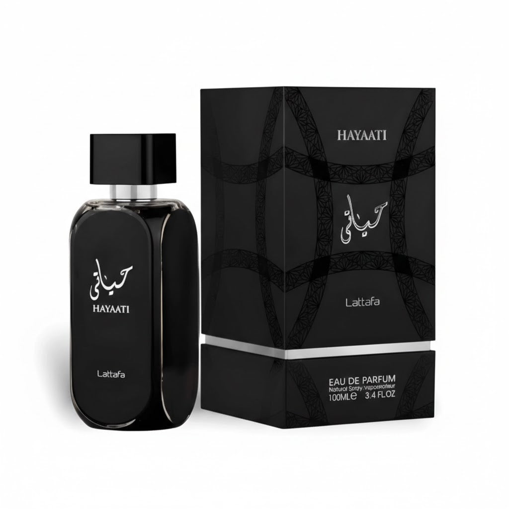 Lattafa Hayati Black Eau de Parfum for Men
